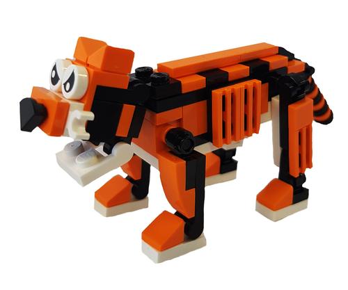 Bright Bricks Tiger Building Kit