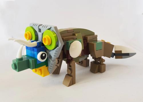 Bright bricks Triceratops Set