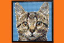 Build-It-Yourself Framed Brick Mosaic