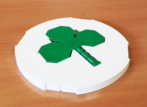 Lego Shamrock Coaster