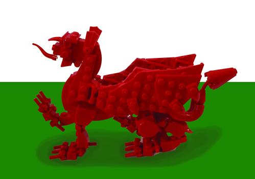 Welsh Dragon - Y Ddraig Goch