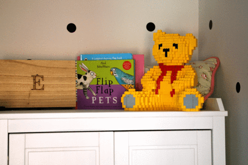 Glued Brick Teddy Bear